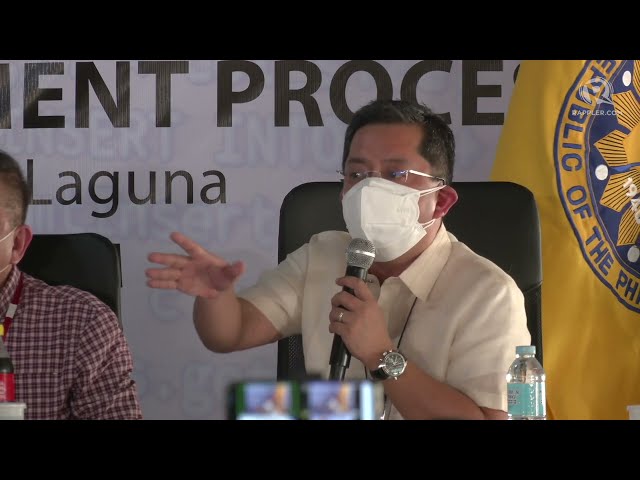 Comelec opens Laguna warehouse to stakeholders as pandemic curbs ease