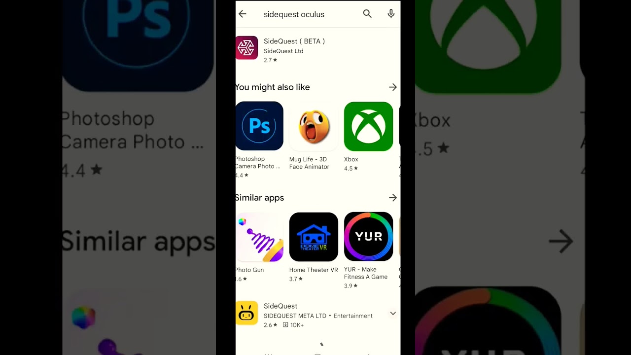 🚨Installation de Sidequest avec un téléphone Android‼️ #vr #oculus #shortsvideo #shortsfeed #gori...