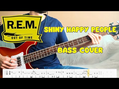 R.E.M. - Shiny Happy people - Bass cover with TAB