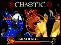 Mortal Kombat Chaotic Ultimate Sub Zero Cyborg Vs Cyrax Mk1