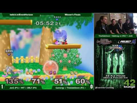 Construct 72 - WIT | ORLY + EHG | Jon$ vs Mattmog + Gamergy | ThisSideDown - Melee Doubles WF