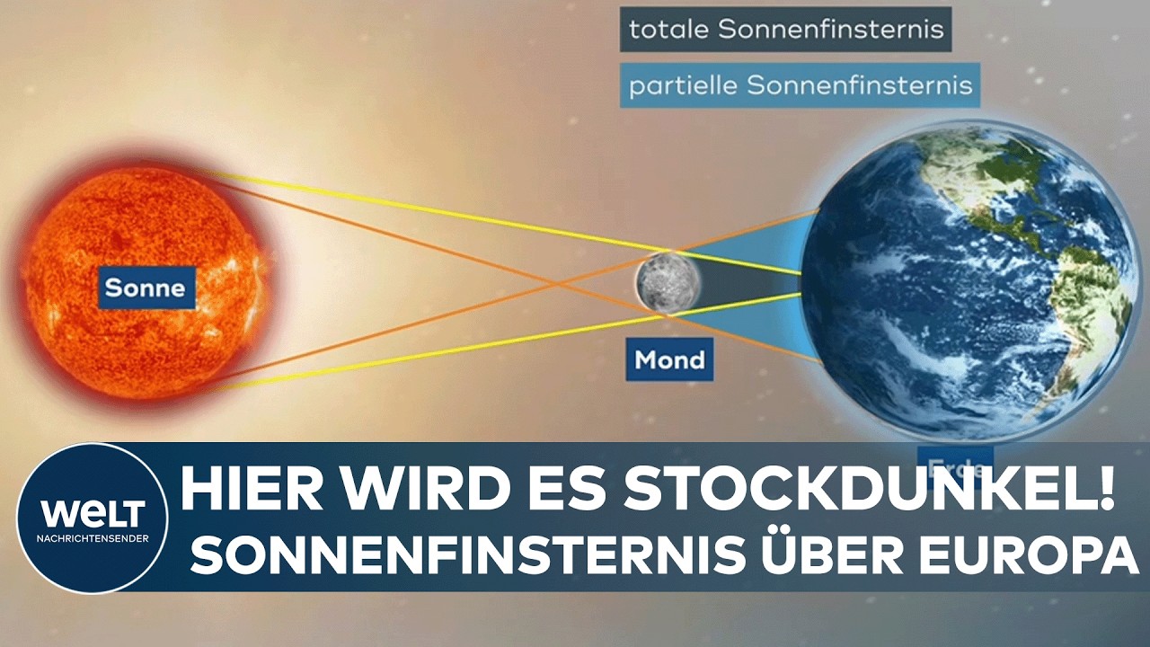 SONNENFINSTERNIS: Europa fiebert dem Himmelsspektakel entgegen! Darauf kommt es beim Beobachten an