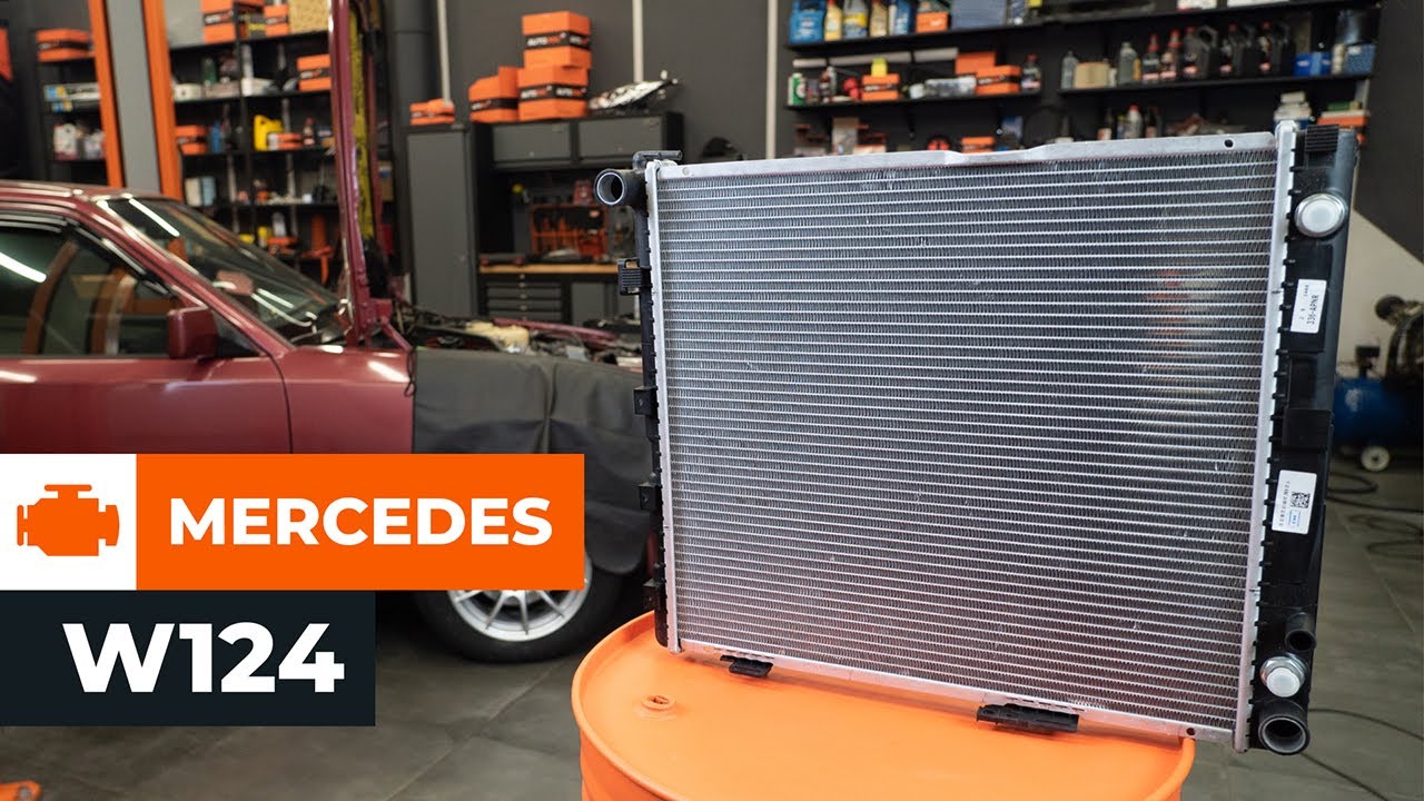 Jak vyměnit chladič vody na Mercedes W124 – návod k výměně