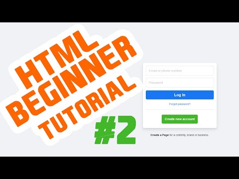 Learn 02 Basic elements | HTML beginner tutorial | Quick programming ...