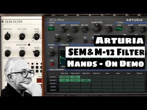 ARTURIA SEM & M-12 Filter Hands-On Demo - Oberheim Filters For Your DAW | SYNTH ANATOMY