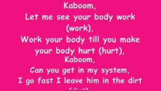Lady gaga- Kaboom Lyrics