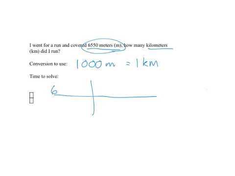 Dimensional Analysis - m to km