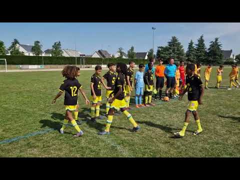 TGO 2023 : finale FC NANTES contre l'US ORLEANS LOIRET FOOTBALL : entrée des équipes