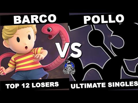 VELVET ROOM Top 12 - Barco (Lucas, Cloud) VS. Pollitopio (GnW) Smash Ultimate Tournament