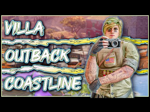 Valkyrie Full Setups: VILLA & OUTBACK & COASTLINE | Rainbow Six Siege Valk Cam Spots