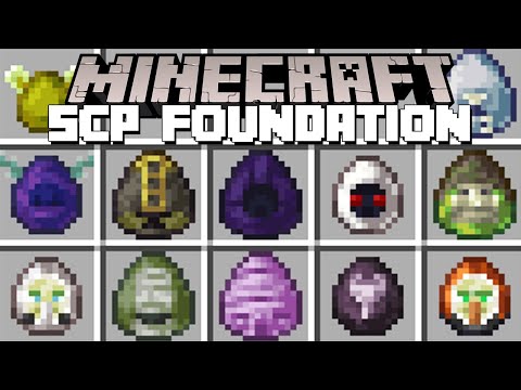 Minecraft SCP FOUNDATION / SCARY SCP MOBS MOD! (Minecraft Mods)