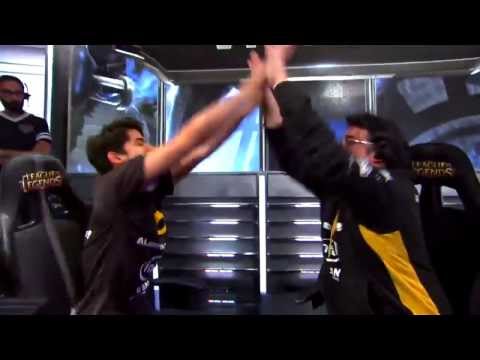 That feeling when you beat C9 and give them their first loss feat. Kiwikid battle cry