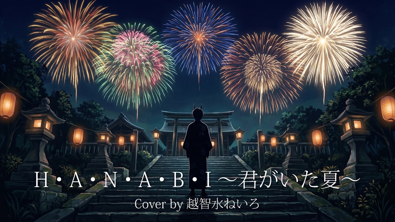 H・A・N・A・B・I 〜君がいた夏〜 - ZONE Cover by 越智水ねいろ【歌ってみた】