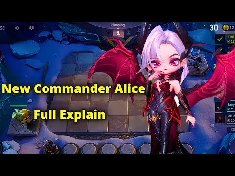 How To Use New Commander Alice Full Explanation Strategies | Magic Chess Best Synergy Combo Terkuat
