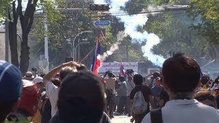 Bangkok: Protesters and police play cat and mouse