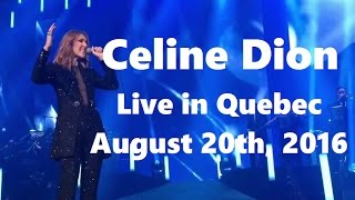 Celine Dion - FAN DVD - Live in Videotron Centre, Quebec (Full HD, August 20th 2016)