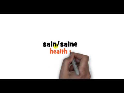 How to pronounce sain # saine