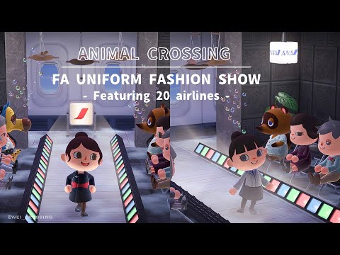 【動物森友會】20間航空制服秀 動森設計 動森航空制服(Animal Crossing)
