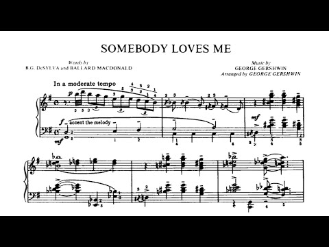 George Gershwin - Somebody Loves Me (Piano Solo)