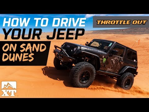 How to Drive Your Jeep Wrangler On The Sand On Dunes The Right Way | Deegan 38 Jeep | Throttle Out