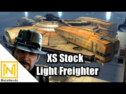 The MASSIVE Old Republic Millennium Falcon-like Ship - XS Stock Light Freighter - Star Wars Lore