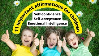 Positive self-talk for kids | affirmations for children  #kidsvideo #affirmations
