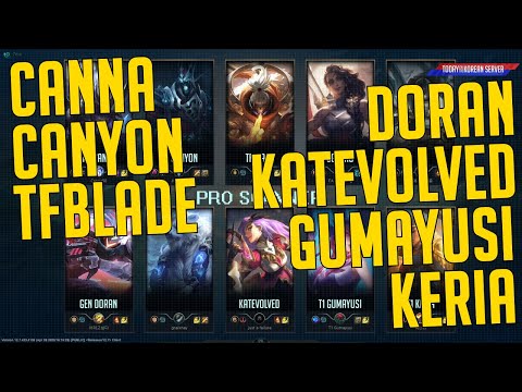 MEGA STACKED GAME! - T1 Gumayusi | Keria | TF Blade | Canyon | Doran | KatEvolved | Canna