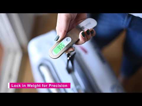 New GoTrippin Metal Luggage Weighing Scale Digital (Silver_ELS)