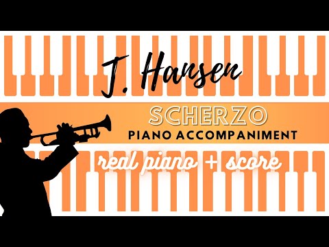 Hansen, Romance for Cornet in Bb and piano (piano accompaniment)