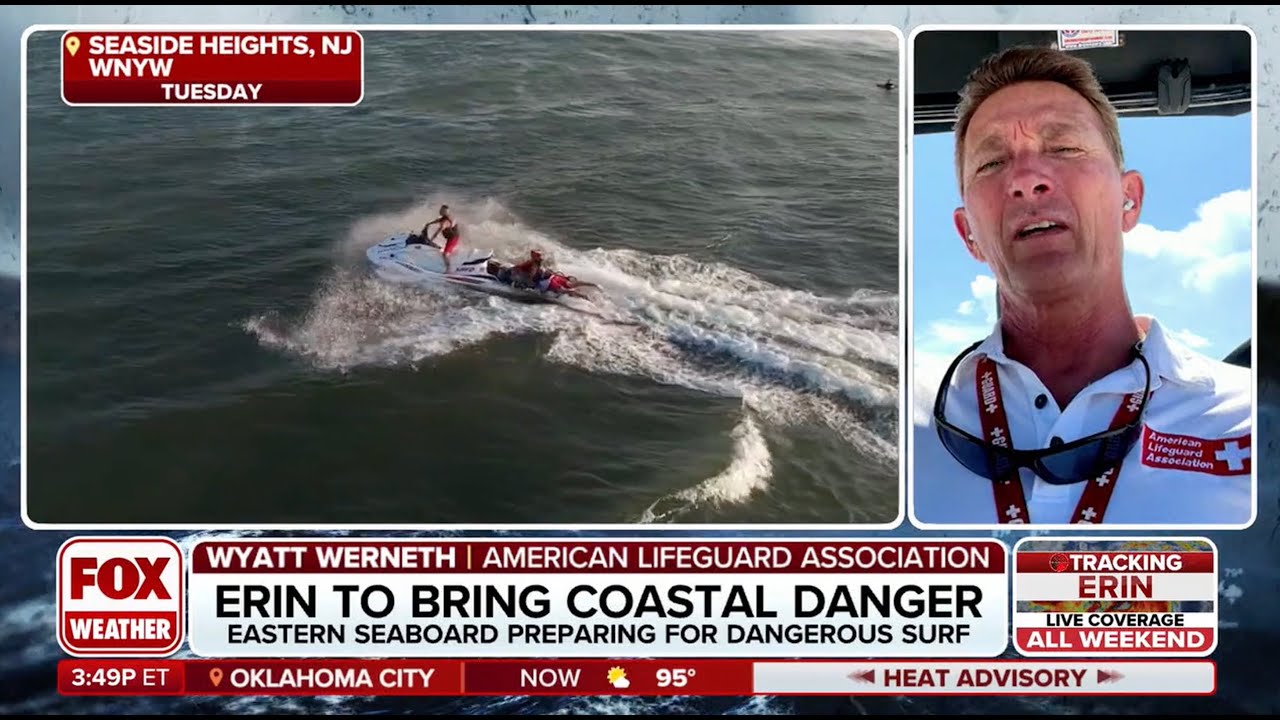 ALA: FOX Weather Interview on Hurricane Erin, Lifeguard Shortage, and Beach Safety