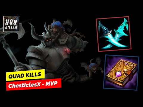 HoN Hammerstorm TWIN BLADES with GRIMOIRE OF POWER - MVP