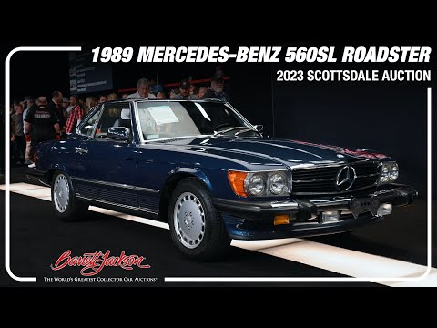 SOLD! - 1989 Mercedes-Benz 560SL Roadster - BARRETT-JACKSON 2023 SCOTTSDALE AUCTION
