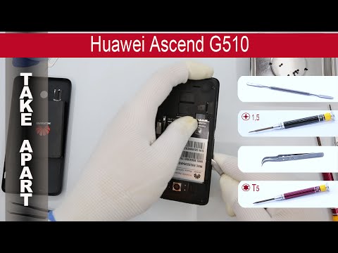 How to disassemble 📱 Huawei Ascend G510, Take Apart, Tutorial
