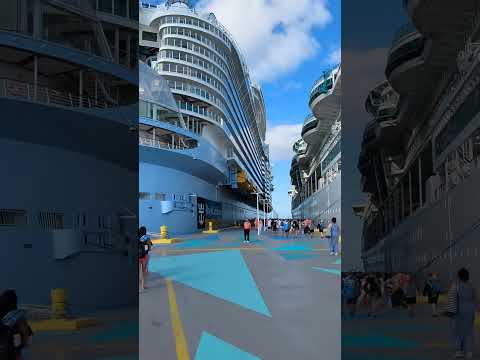 Thumbnail for #Utopia vs #Radiance of #Seas side by side at #CocoCay #Bahamas - #Royal #Caribbean #Cruises