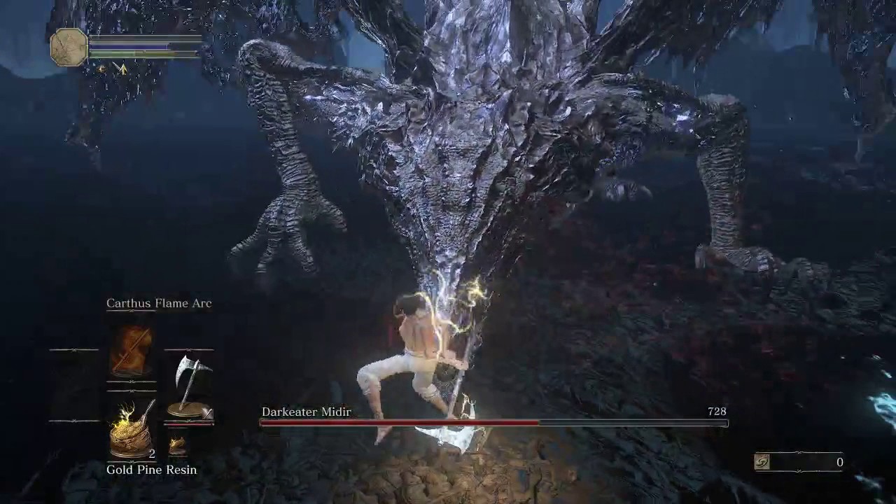 SL1 NG+7 Darkeater Midir Flawless No Rolling, Sprinting or Blocking - YouTube