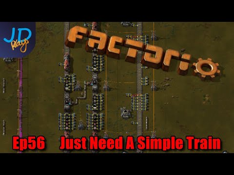Ep56 Just Need A Quick & Simple Train | Factorio Biter Hell | Gameplay, Lets Play