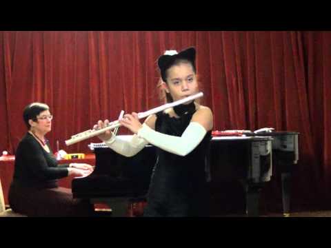 Sofia-Nicole Velinova flute concert at National  Music School, 2015