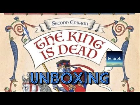 The King Is Dead (2nd Ed.) Board Game | Unboxing (No Talking)