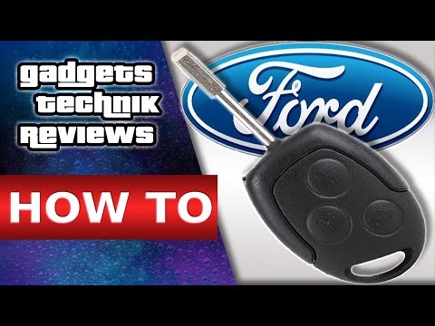 Ford Batterie Schlüssel wechseln 🆗 Ford Funkschlüssel Batteriewechsel selber tauschen