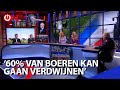 "Als plannen Rutte 4 uitgevoerd gaan worden, dan gaat in ieder geval 60% boeren verdwijnen"