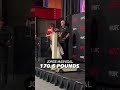 Jorge Masvidal’s weight on point ? #shorts