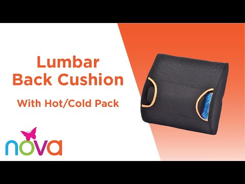 Lumbar Back Cushion with Hot & Cold Pack 2665-R