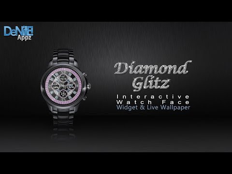 Diamond Glitz HD Watch Face Video