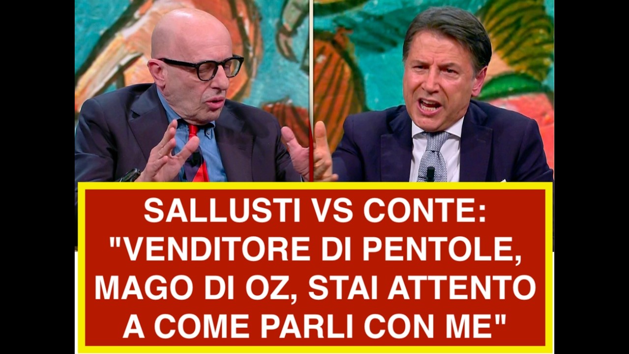 SALLUSTI VS CONTE: "VENDITORE DI PENTOLE, MAGO DI OZ, STAI ATTENTO A COME PARLI CON ME"
