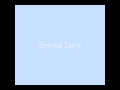 Special Days By Yuko Goto 