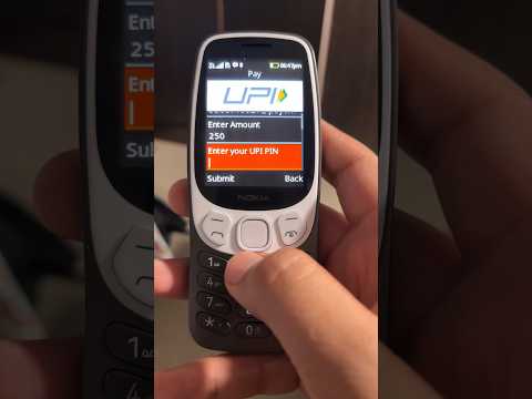 UPI payment on Budget keypad phone 🤫🤫 #gadgets #nokia3210