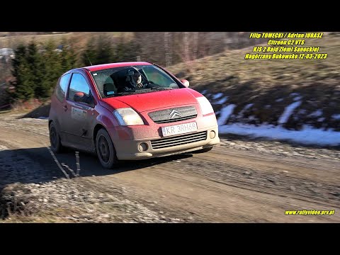 Filip TOMECKI/Adrian JURASZ-Citroen C2 VTS-KJS 2 Rajd Ziemi Sanockiej Nagórzany Bukowsko 12-03-2023