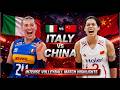 Italy Vs China Epic Volleyball Highlights Women S VNL 2026