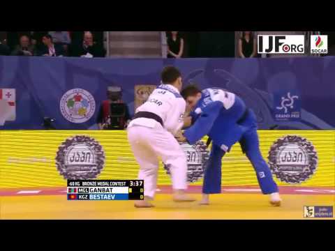 Judo 2016 Grand Prix Tbilisi: Ganbat (MGL) - Bestaev (KGZ) [-60kg] bronze