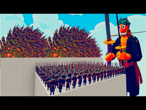 100x ZORO + 1x GIANT vs 1x EVERY GOD   Totally Accurate Battle Simulator TABS